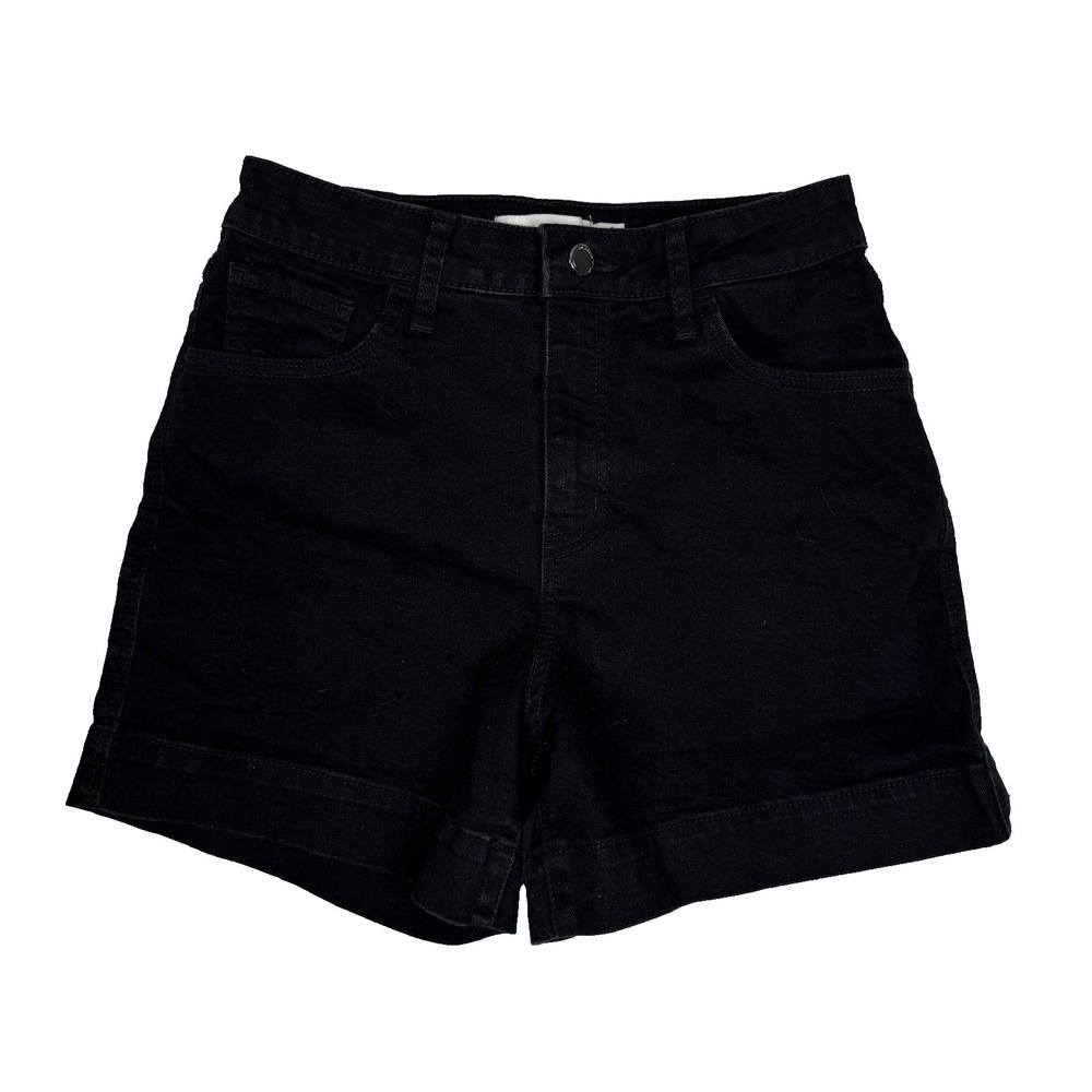 Rebecca Minkoff Black Denim Shorts Womens 2